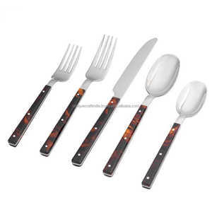 Classic Rustic Handle Cutlery Set Stainless Steel <b>Spoon</b> Fork Knife Tableware Wholesale Custom Fine Dining Home Kitchen Products - Product Image 2