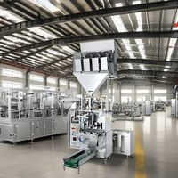 Machine de remplissage et d'emballage automatique électrique à 4 têtes pour sceller les sachets en plastique, granulés alimentaires, produits chimiques, poudres, produits solides et tabac