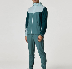 Nouvel ensemble de survêtement coupe-vent pour homme 2026, style sport, 100 % nylon tissé, idéal pour le football et les sports d'hiver - Product Image 5