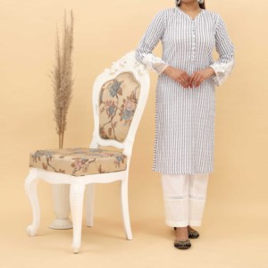 เสื้อแจ็คการ์ดย้อมสี PS5036ผู้หญิง1ชิ้น - Product Image 3