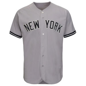 Maillot de baseball en gros, impression de logo personnalisé, OEM, maille respirante, séchage rapide, uniforme d'équipe, manches courtes, grande taille - Product Image 1