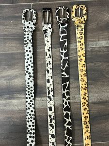 Latest Design Handmade Genuine Cowhide Leather <b>Belt</b> Hair on Hide Western Style <b>Belt</b> for Men & Women Fashionable Premium Quality - Product Image 6