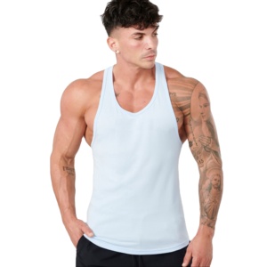 IOTA SPORTS GYM Camisetas sin Mangas Personalizadas al por Mayor con Logotipo para Hombre, 100% Algodón Jersey 180GSM, Camisetas de Gimnasio de Algodón Suave para Hombre - Product Image 1
