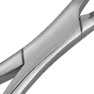 Forceps d'extraction dentaire universels en acier inoxydable # 17 instruments chirurgicaux ergonomiques à poignée en python creux doré pour molaires inférieures - Product Image 5