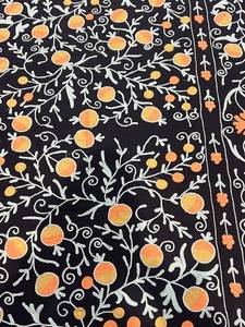 Floral Embroidered Aari Work Kashmiri Hand Embroidered Woolen Medium <b>Weight</b> Breathable Women's Embroidery <b>Fabric</b> - Product Image 3