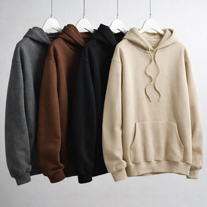 Wholesale Custom Women Oversized <b>Hoodie</b> Cotton Fleece Drop Shoulder Heavyweight Breathable <b>Workout</b> Blank Plain Pullover <b>Hoodie</b> - Product Image 1