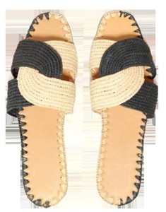 Zapatos marroquíes de rafia, pantuflas de rafia, regalo de cumpleaños, pantuflas tradicionales de rafia, babuchas de rafia, regalo para ella, rafia hecha a mano - Product Image 1