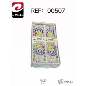 VELA Bougies d'Anniversaire Colorées en Forme de Chiffres - Product Image 4