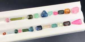 พลอยทัวร์มาลีนสีธรรมชาติแบบคละสี ไม่ผ่านการเผา  สำหรับนักออกแบบเครื่องประดับ  ขายส่ง - Product Image 1