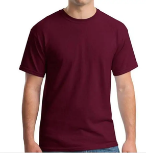 Camiseta de Manga Corta para Hombre, 100% Algodón, Calidad Lino, Personalizable, Lisa, Precio Bajo, Unisex, Color Sólido, Camiseta Blanca para Hombre - Product Image 2