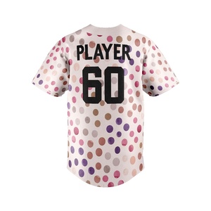 Camiseta de béisbol de sublimación personalizada de alta calidad Diseño profesional Camiseta de Béisbol Juvenil personalizada - Product Image 2