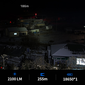 Zerobeam ไฟฉาย M5พกพาความสว่างสูง2100ลูเมน USB C ไฟฉาย LED ชาร์จ IPX8ได้กันน้ำสำหรับตั้งแคมป์และเดินป่า - Product Image 5