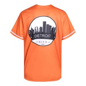 Custom Baseball Jersey Breathable Polyester Team Uniform Sublimation Printed Sports Shirt For Training <b>Games</b> - Product Image 4