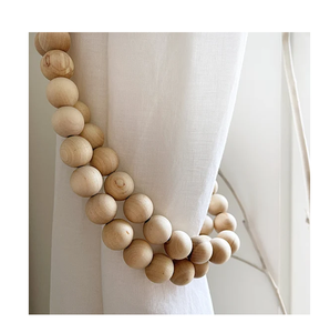 Wood Curtain <b>Tieback</b> for Living Room Wedding Wood Beaded Curtain Ticback Factory Direct Cheap Prices - Product Image 6