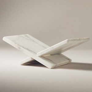 Elegante Soporte para Libros de Madera Maciza con Diseño Moderno en Cruz, para Mesa de Centro, Escritorio de Oficina, Decoración del Hogar - Product Image 3