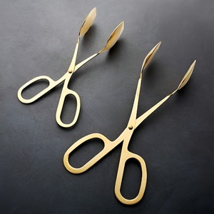 High Quality Eco-Friendly Metal <b>Scissors</b> Tongs Cutlery Set for Salad Serving for Hotels and <b>Kitchens</b> Available for Wholesale - Product Image 1