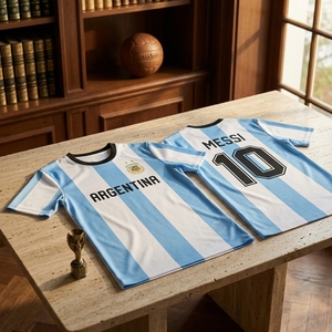 Camiseta de Fútbol Vintage, Ropa Deportiva Transpirable para Entrenamiento y Actividades Deportivas - Product Image 4
