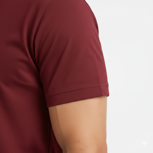 T-shirt décontracté personnalisé à coupe ajustée pour homme, confortable, respirant, 100% coton, couleur unie, col rond, manches courtes - Product Image 5