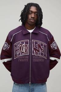 Veste universitaire personnalisée pour hommes, qualité supérieure, style baseball, manteau bomber décontracté, streetwear, vêtements OEM en gros - Product Image 4