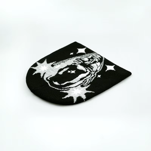 Bonnet tricoté tendance OEM, bonnet d'hiver personnalisé, style Y2K, bonnets tricotés de haute qualité, nouveau style - Product Image 3