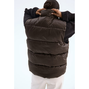 Chaleco Deportivo Acolchado de Plumón para Mujer, Casual, de Invierno, Cálido, para Exteriores, sin Mangas, Ropa de Moda de Invierno, Personalizado, Resistente al Viento, OEM - Product Image 6