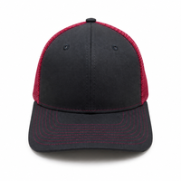 Casquette Trucker à 6 Panneaux Colormix Personnalisée, Profil Moyen, Dos en Maille, Couleurs Contrastées, Fermeture Snapback Ajustable, Casquette Décontractée pour Adultes