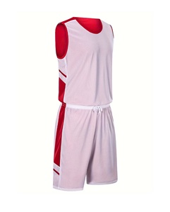 Maillots et shorts de basketball réversibles de qualité supérieure, vêtements de sport, football, 100% polyester, service OEM disponible, séchage rapide - Product Image 1