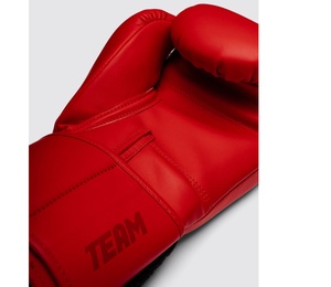 Professional Fly Superloop Pro X2 Red Boxing <b>Gloves</b> Real Cowhide Leather Training Adjustable Wrist Strap Stretch Hook Loop - Product Image 6