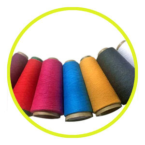 Fil OE Cardé 100% Coton Recyclé NE 16s/1 Couleurs Claires Haute Ténacité pour Tricot Manuel et Tissage Durable – Qualité Supérieure - Product Image 1