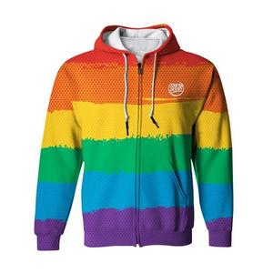 เสื้อฮู้ดดี้พิมพ์ลายฉลามสำหรับผู้ชาย สีดำขาว ลายสัตว์ พิมพ์โลโก้ด้านหน้าด้วยเทคนิค Sublimation Transfer แขนเสื้อแบบปกติ ผ้า French Terry - Product Image 3