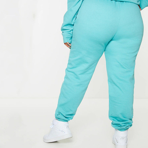 Pantalon de jogging ample personnalisé pour femme, taille haute, cordon de serrage, bas élastiqué, coupe ample, longueur cheville, couleur unie, poches latérales - Product Image 2