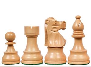 Piezas de ajedrez de madera con peso, estilo francés Lardy, tamaño de torneo, Rey de 3.75 pulgadas, en palisandro indio y boj, al mejor precio. - Product Image 4