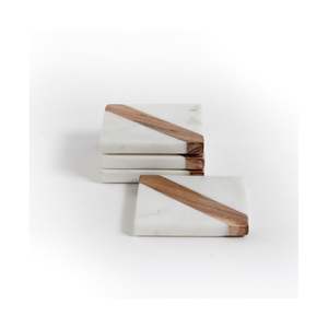 Posavasos de Mármol Ecológicos de Primera Calidad, Duraderos, Lavables, de Piedra Natural, Decoración y Accesorios de Oficina - Product Image 3