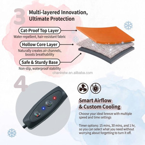 Tapis rafraîchissant pour animaux Airloop |   Conception brevetée de flux d'air, refroidissement uniforme, idéal pour les poussettes et les voyages en voiture - Product Image 6
