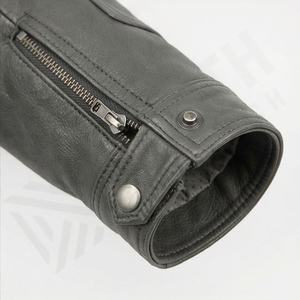 Chaqueta de Motociclista de Cuero Genuino para Hombre de la Mejor Calidad, Nueva Colección de Invierno, Chaquetas de Motocicleta con Protecciones Desmontables Personalizadas - Product Image 6