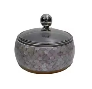 Support décoratif exclusif en acier inoxydable argenté brillant pour réchaud de buffet, chauffe-plats antiadhésif, diamètre 33 cm - Product Image 2