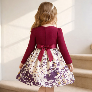 Robe de fête de luxe personnalisée pour filles avec veste <span class=keywords><strong>boléro</strong></span> crème, robe de princesse à taille fleurie pour mariages et occasions spéciales - Product Image 3
