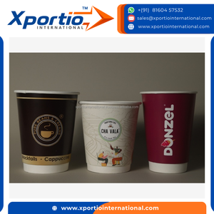 Custom Printed Double Wall Paper Cups 10oz 300ml Capacity For Hot Drinks With Logo Design Disposable Food Grade Custom Printing - Product Image 3