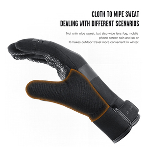 Winter Cycling <b>Gloves</b> Waterproof Thermal Touchscreen Sports <b>Gloves</b> With Anti Slip Grip Windproof Stretch Fabric Outdoor Activity - Product Image 4