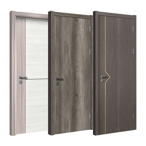 Puerta de WPC de Madera Compuesta Ecológica, Impermeable y Estable de 40 mm de Espesor, Estilo Moderno y Minimalista para Comedor y Dormitorio - Product Image 1