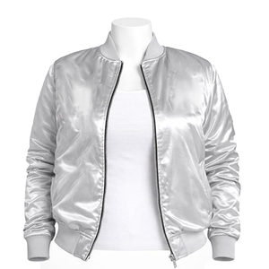 Custom Made ZPB Convention Satin Bomber Varsity <b>Jacket</b> Embroidered Greek Letter Logo Unisex Sorority & Fraternity Apparel - Product Image 1