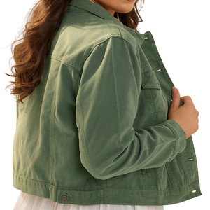 Chaqueta Vaquera para Mujer Talla Grande, Personalizable, Venta al por Mayor, Muestra de Tela Gratis, Mejor Calidad - Product Image 3