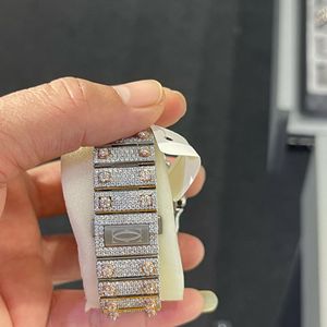 Montre de qualité supérieure avec diamants cultivés en laboratoire à prix d'usine, montre sertie de diamants cultivés en laboratoire DEF - Product Image 6