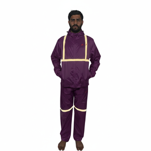 Conjunto cortavientos de talla grande, recién llegado, fabricado con alta calidad, proveedor de fábrica, conjunto de chaqueta con cremallera, conjunto cortavientos en venta - Product Image 4