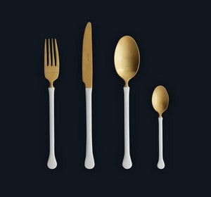 Cubiertos de Comedor Inspirados en el Arte Contemporáneo para Bodas, Venta al por Mayor - Product Image 1