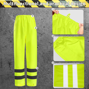 Traje Impermeable y Transpirable con Capucha para Hombre, Ideal para Motociclismo, Senderismo y Trabajo - Product Image 4