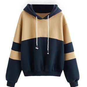 Vente en gros de sweats à capuche surdimensionnés pour femmes, 100% coton molletonné, respirant, coupe-vent, hiver, lavé, brodé, grande taille - Product Image 1