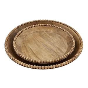 Bol en bois naturel de style nouveau pour la décoration intérieure, pour la vaisselle, pour le dessus de table de cuisine, pour centre de table, pour offrir en cadeau - Product Image 1