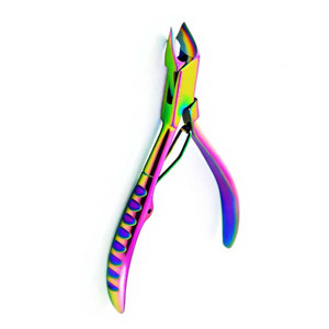 Coupe-cuticules multicolores en acier inoxydable pour pédicure et manucure, outil de suppression des peaux mortes pour nail art - Product Image 5