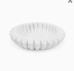 Premium Modern Marble Bowl Flower Great Quality Polished Stone Multi-Functional Serving Bowl for Diwali Festivals Best Price - Product Image 1
